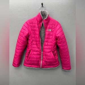 The North Face Youth Girls M 10/12 Reversible Jacket Pink